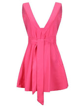Load image into Gallery viewer, MISSKY Women Fashionable Sleeveless V-neck Dress with Knotted Rope Stylish Gift