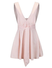 Load image into Gallery viewer, MISSKY Women Fashionable Sleeveless V-neck Dress with Knotted Rope Stylish Gift
