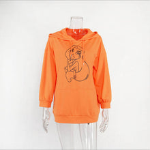 Load image into Gallery viewer, 2019 New Autumn Warm Sweatshirt For Women Long Sleeve Hooded Pullover Tops Cartoon Girls Printed Long Hoodies Pull Femme Clothes

