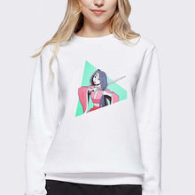 Load image into Gallery viewer, LUSLOS Sweatshirt Women Long Sleeve Kawaii Hoodie Mulan Cartoon Movie Printed Hoodies Femme White Harajuku Pull Women Clothes

