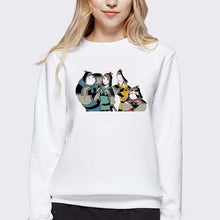 Load image into Gallery viewer, LUSLOS Sweatshirt Women Long Sleeve Kawaii Hoodie Mulan Cartoon Movie Printed Hoodies Femme White Harajuku Pull Women Clothes
